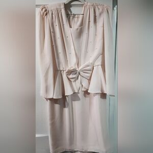 Women's light pink dress Size 16